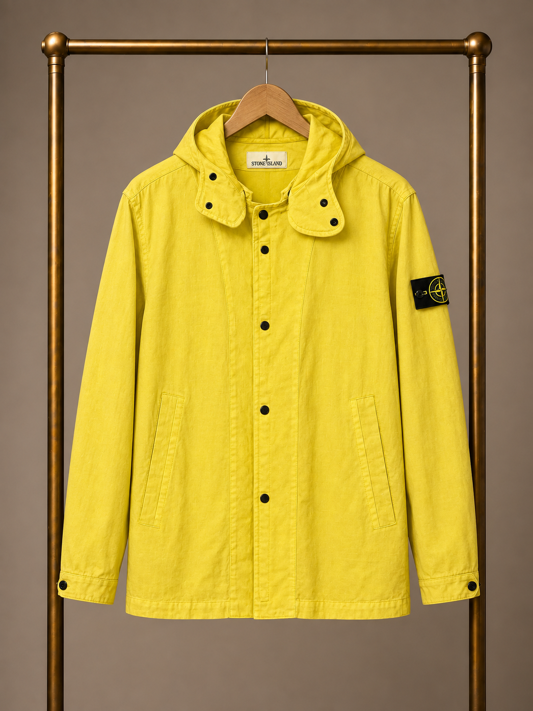 Stone Island Lino Resinato TL Yellow XL 3652