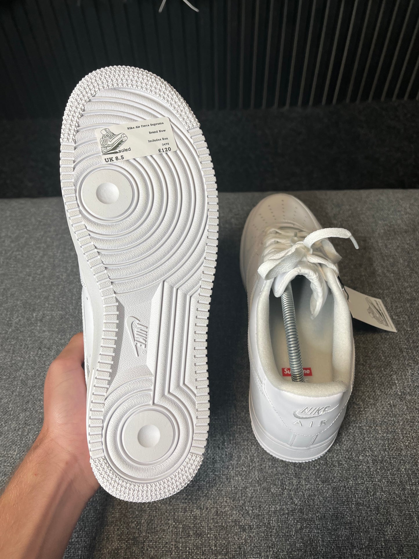 Nike Air Force Supreme UK 8.5 3475