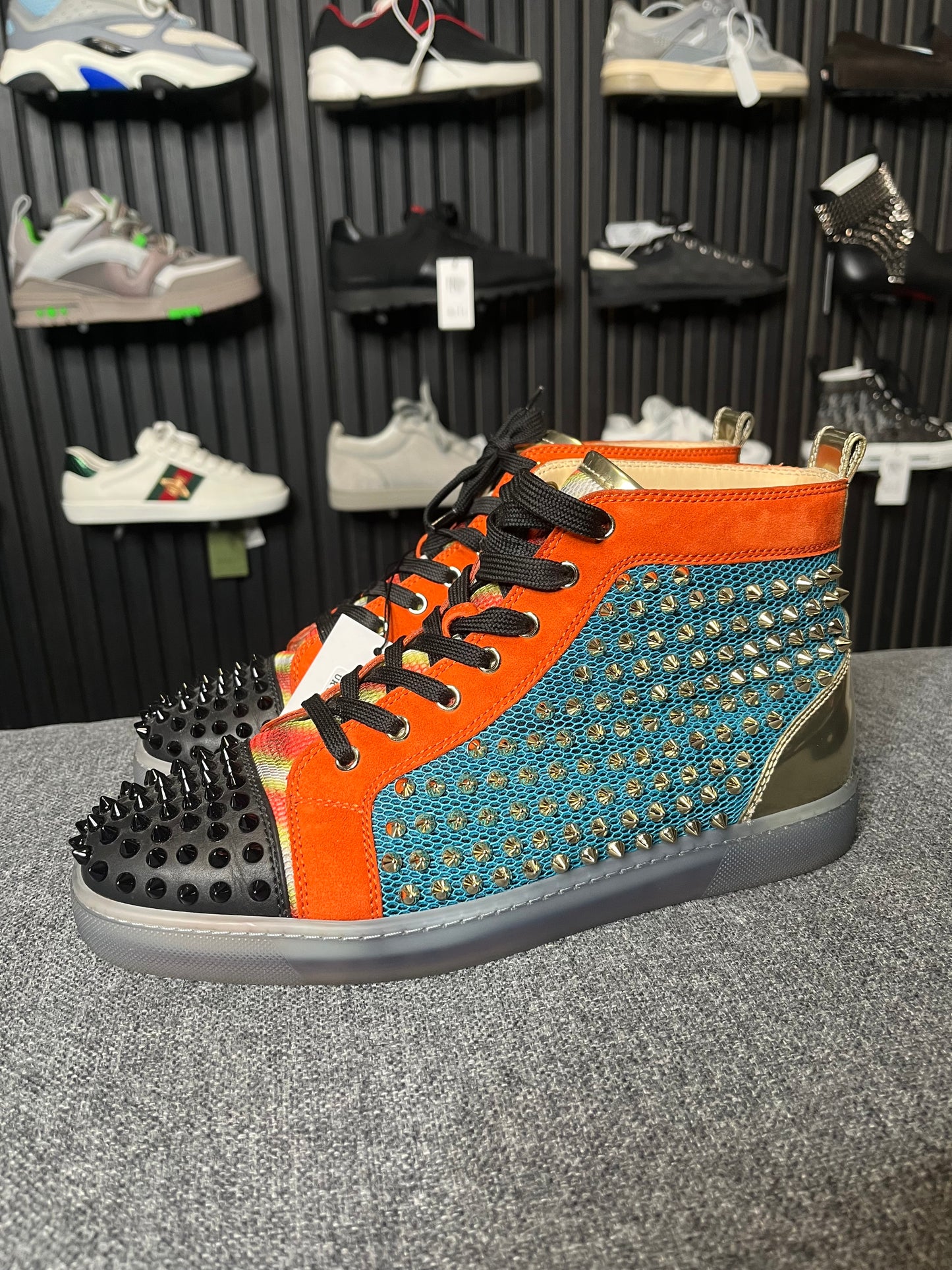 Christian Louboutin Spike Lux Techno UK 8 3321