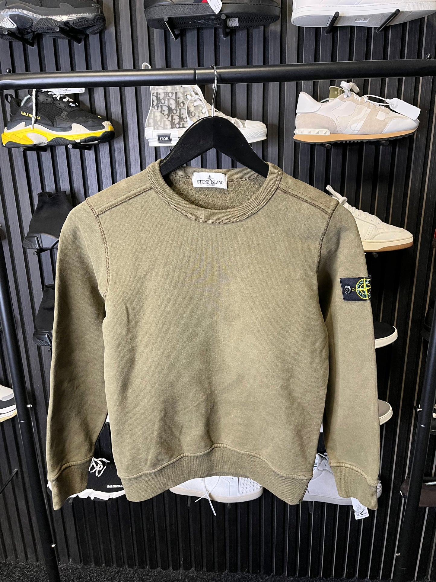 Stone Island Sweater Green Age 10 3161