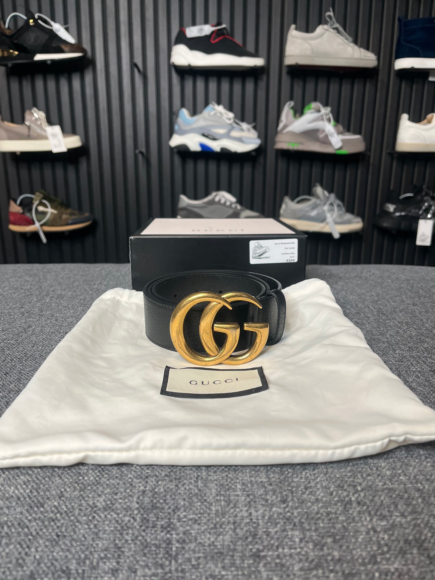 Gucci Marmont Belt 36” 3412