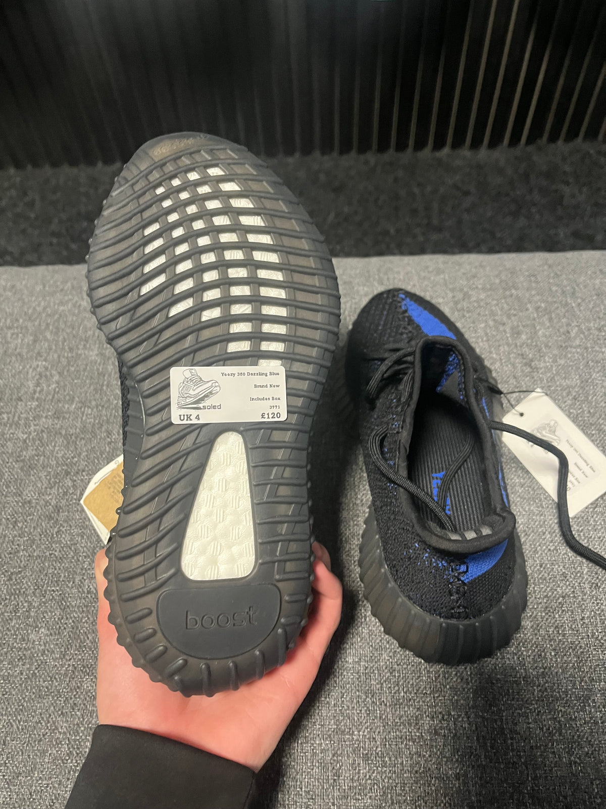 Yeezy 350 Dazzling Blue UK 4 3771