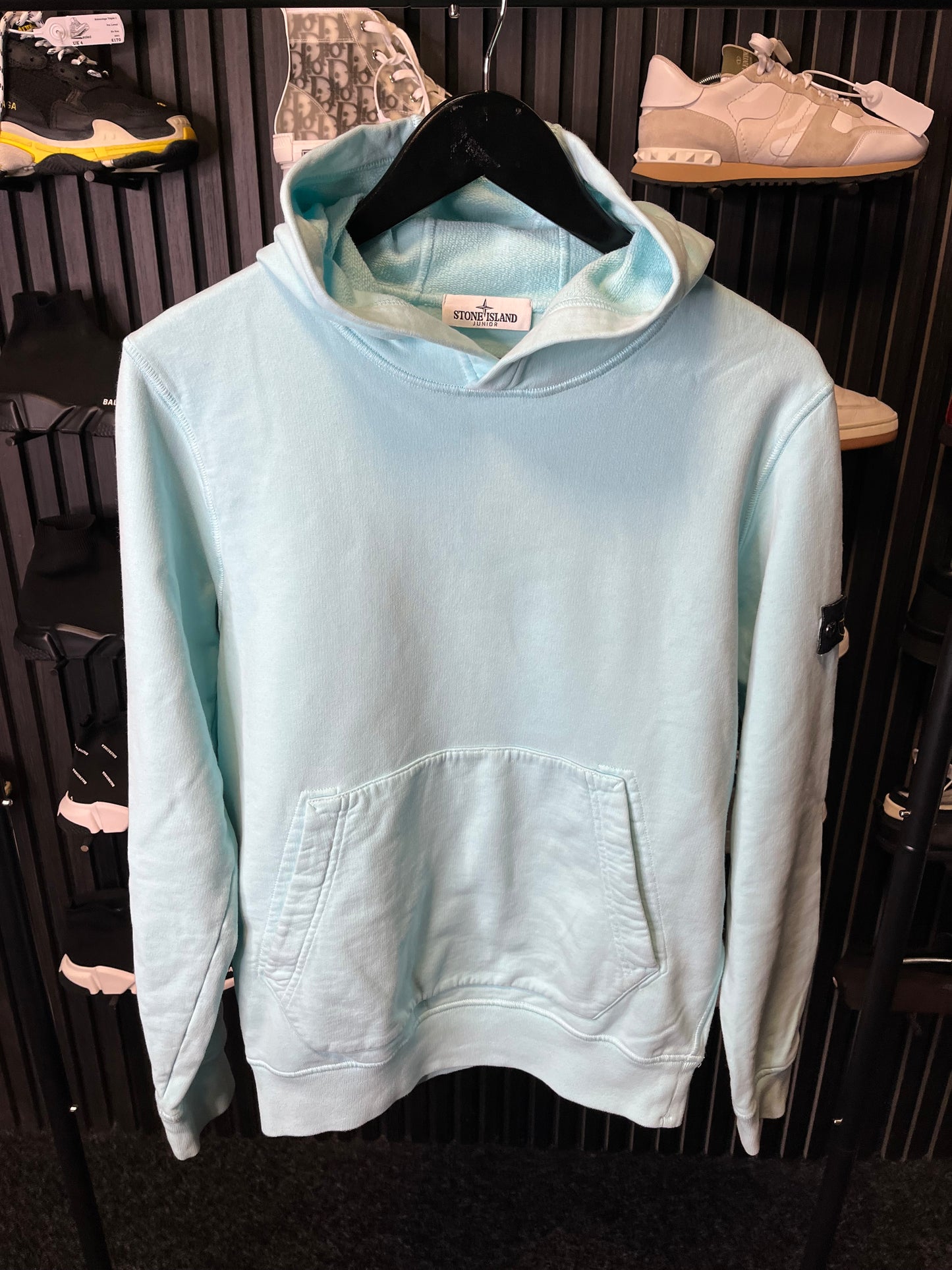 Stone Island Hooded Sweater Turquoise Age 14 3158