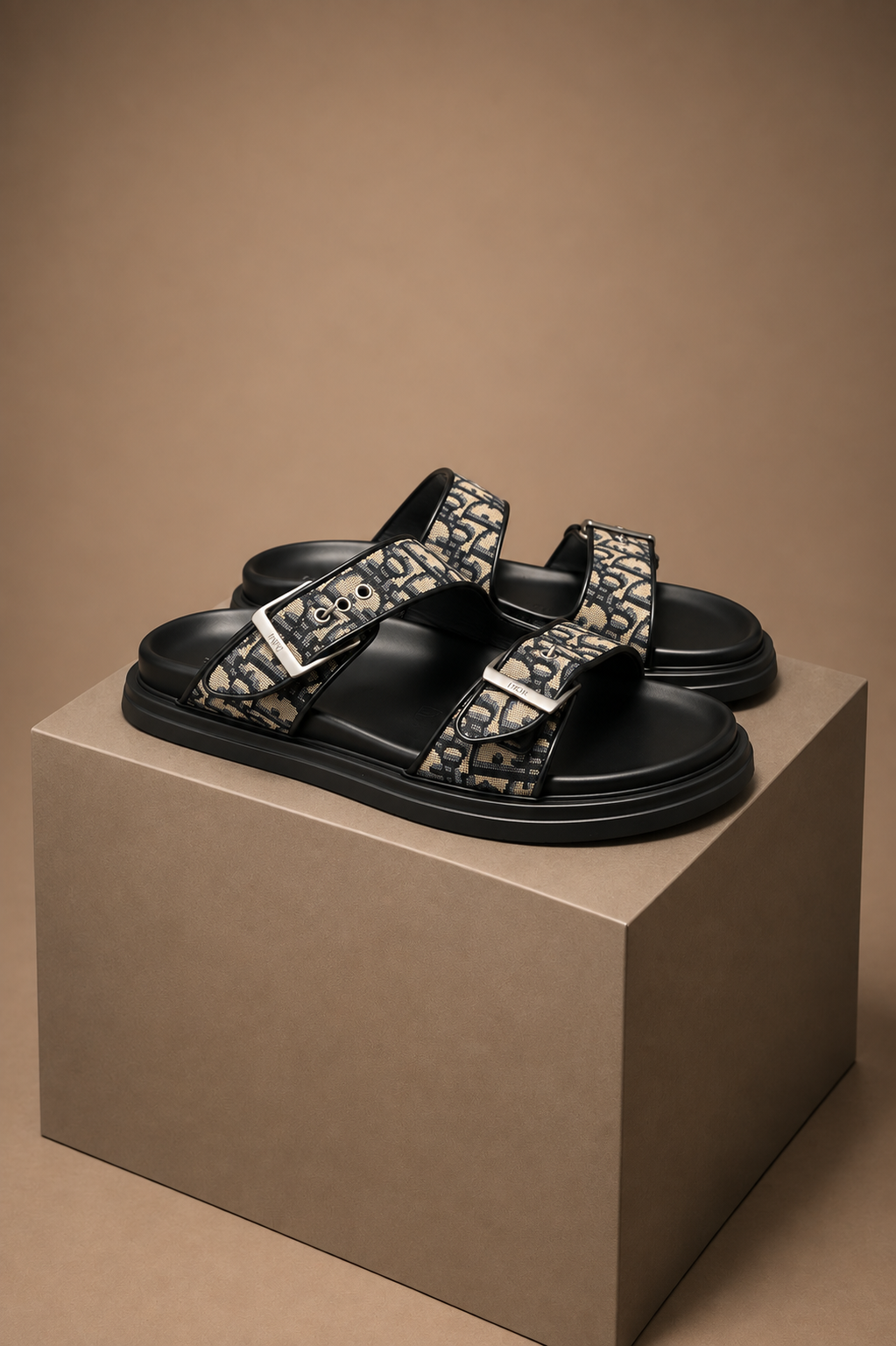 Dior Jacquard Sandals UK 9.5 3781