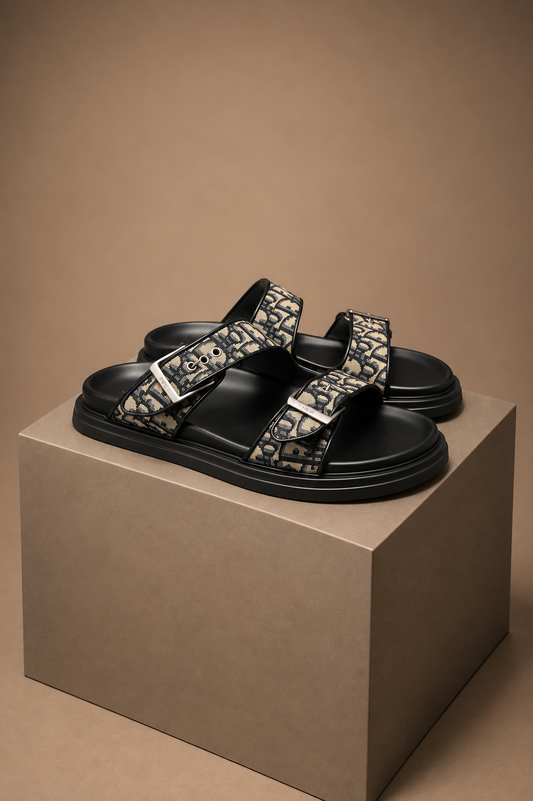 Dior Jacquard Sandals UK 9.5 3781