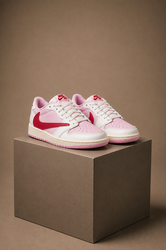 Jordan 1 Travis Scott Sail Tropical Pink Football Card