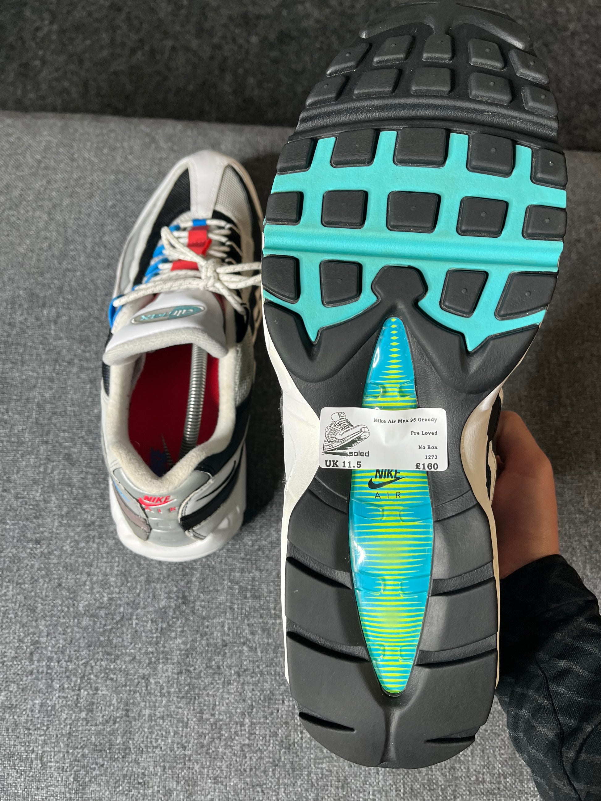 Nike Air Max 95 Greedy 2.0 UK11.5 Soled