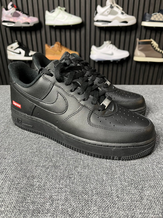 Nike Air Force 1 x Supreme Black UK8 EU40.5