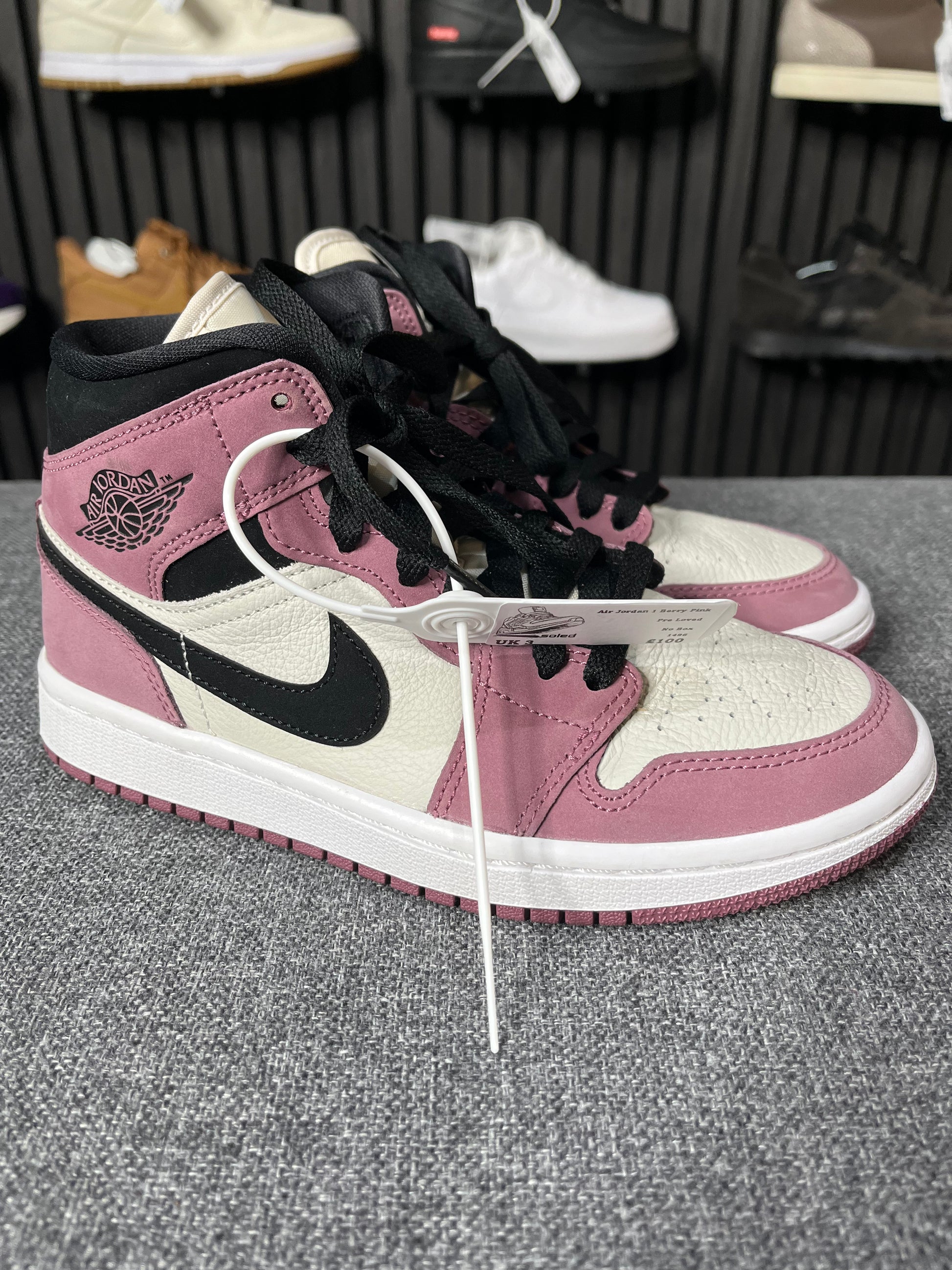 Iron Ore Pink Grey And White Jordan Nike Air Jordan Mid SE Iron