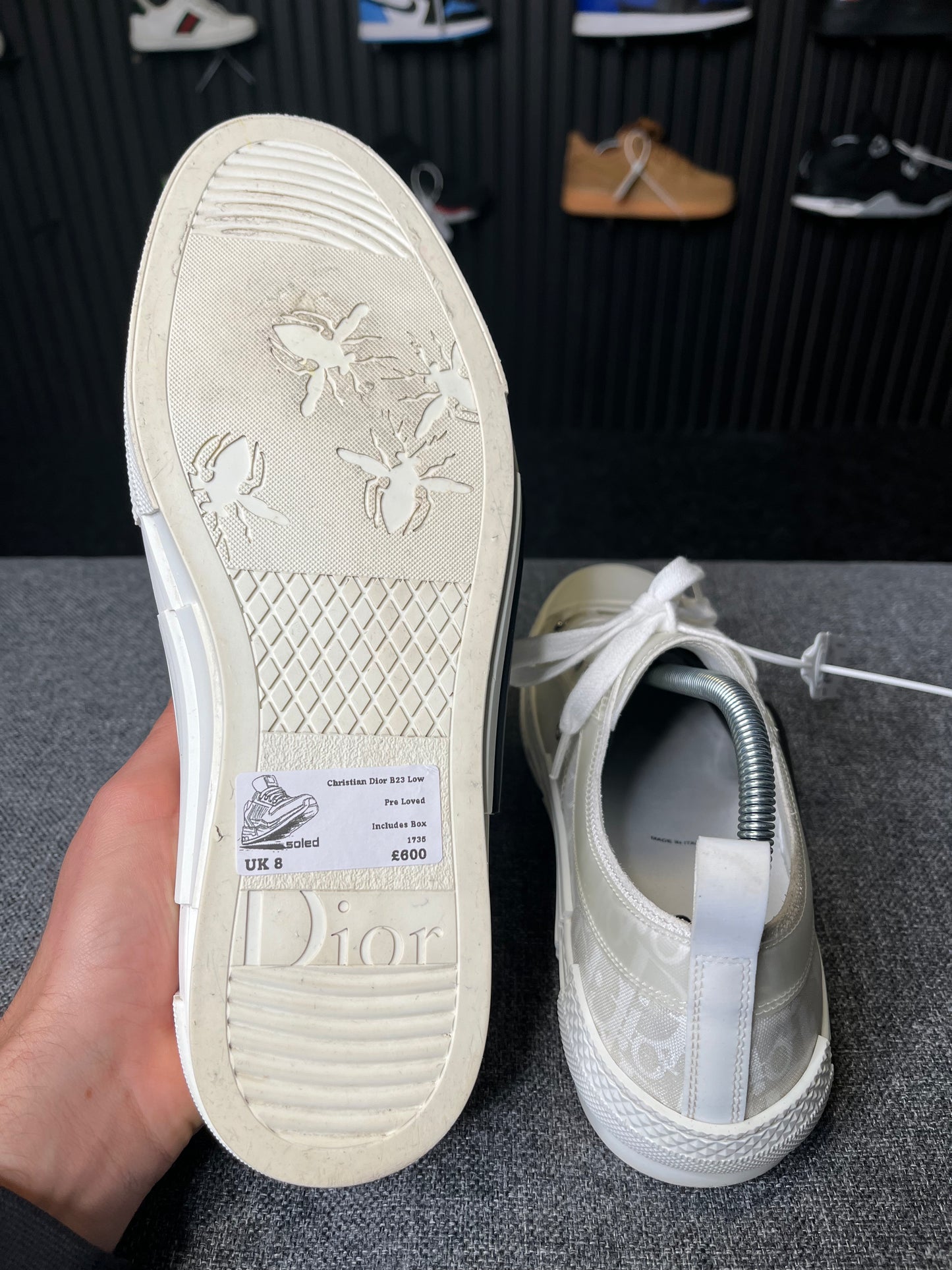 Christian Dior B23 Low Dior Oblique UK8 1735