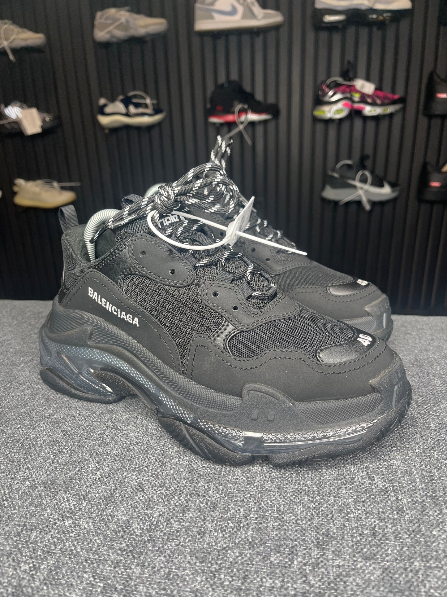Balenciaga Triple S Black UK7 2097