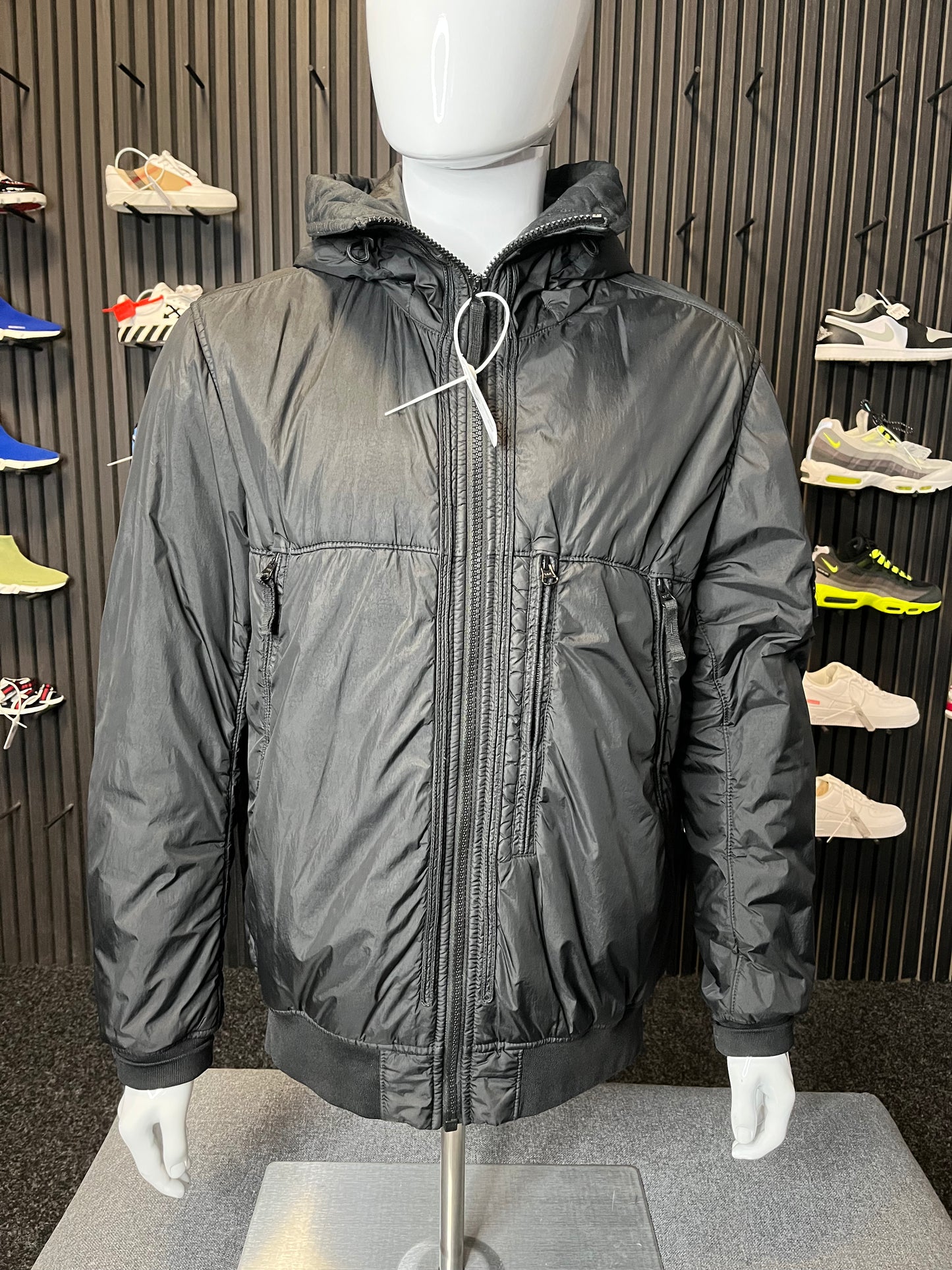 Stone Island Garment Dyed Crinkle Reps Jacket Black XL 2184