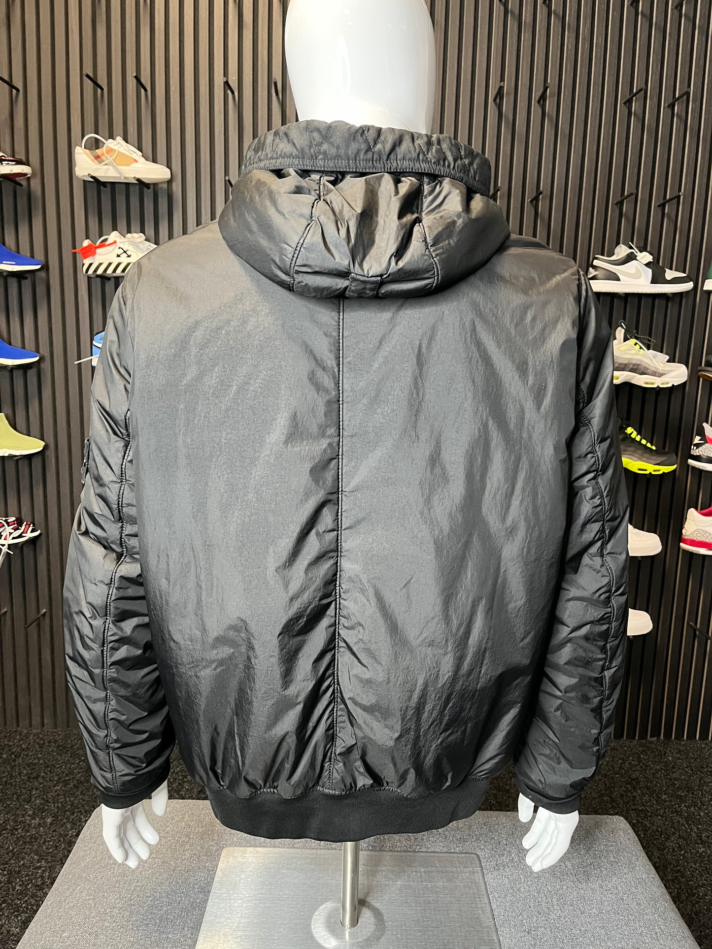 Stone Island Garment Dyed Crinkle Reps Jacket Black XL 2184