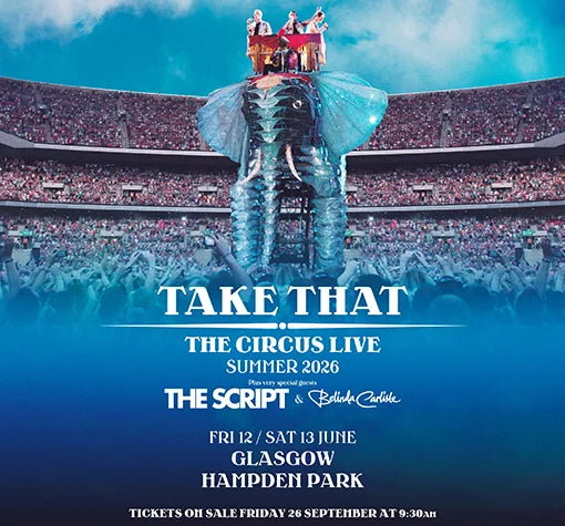 2x Take That Front Standing Tickets 13/06/2026 Hampden - Football Card