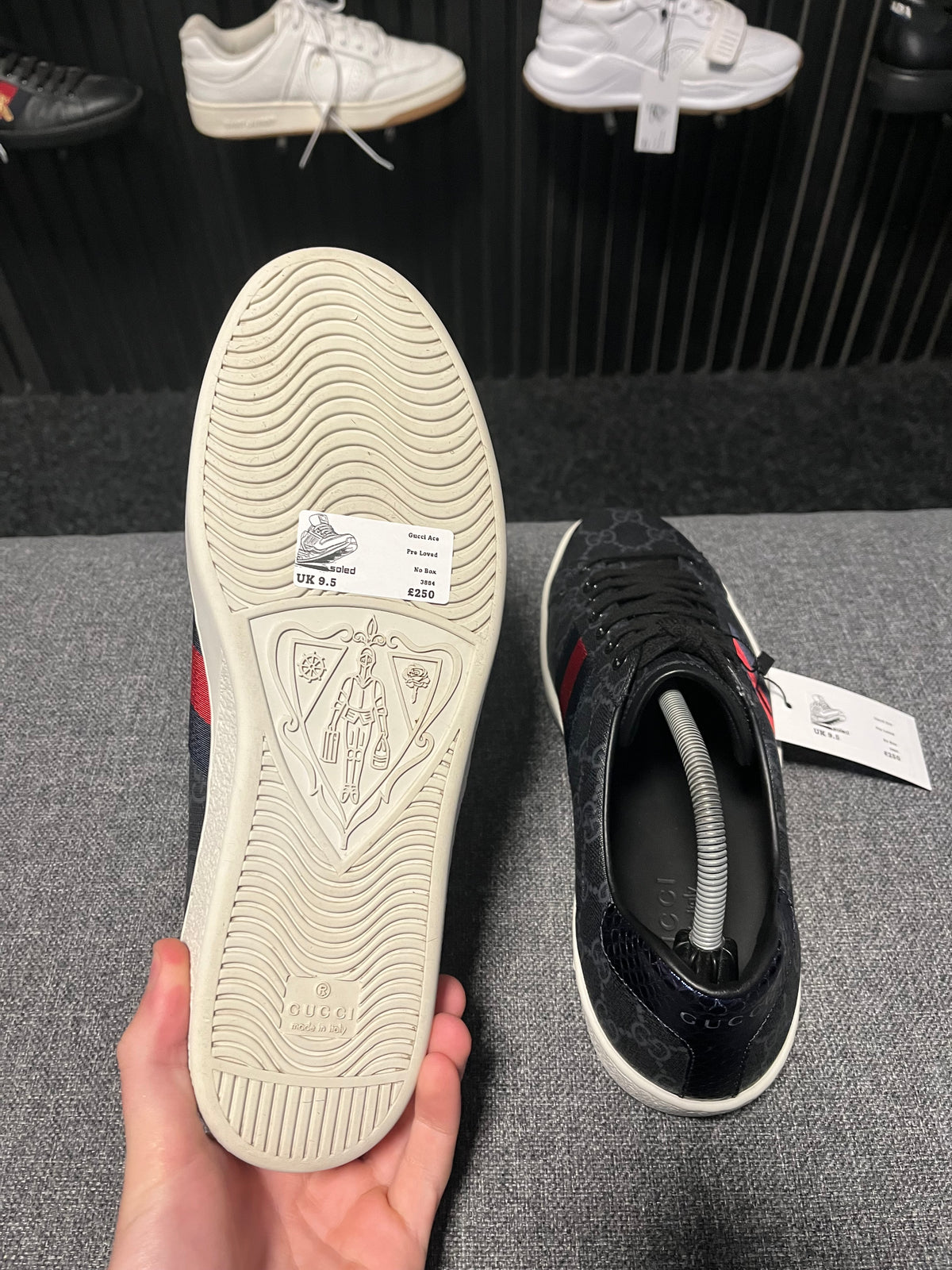 Gucci Ace UK 9.5 3884