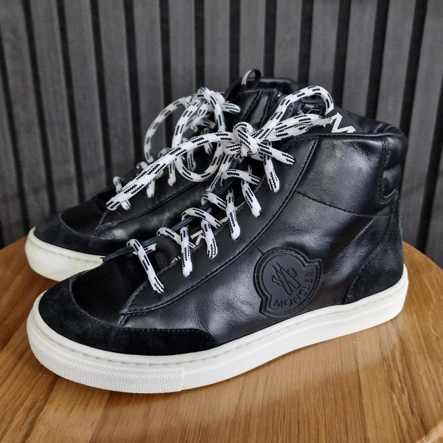 Moncler Black High Top UK12.5 Child